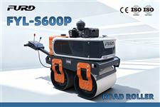 FYL-S600P New model walk-behind double drum roller